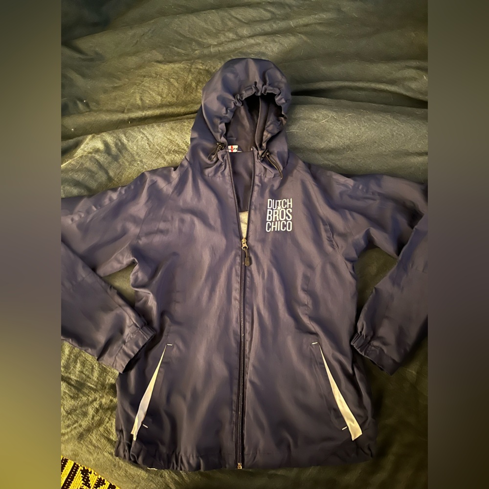 Dutch bros windbreaker zip up